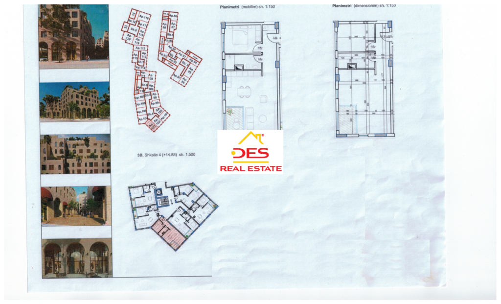 Bild 1 – WOHNUNG ZU VERKAUFEN 1+1 IN EINEM IM BAU BEFINDLICHEN KOMPLEX IN SARANDA