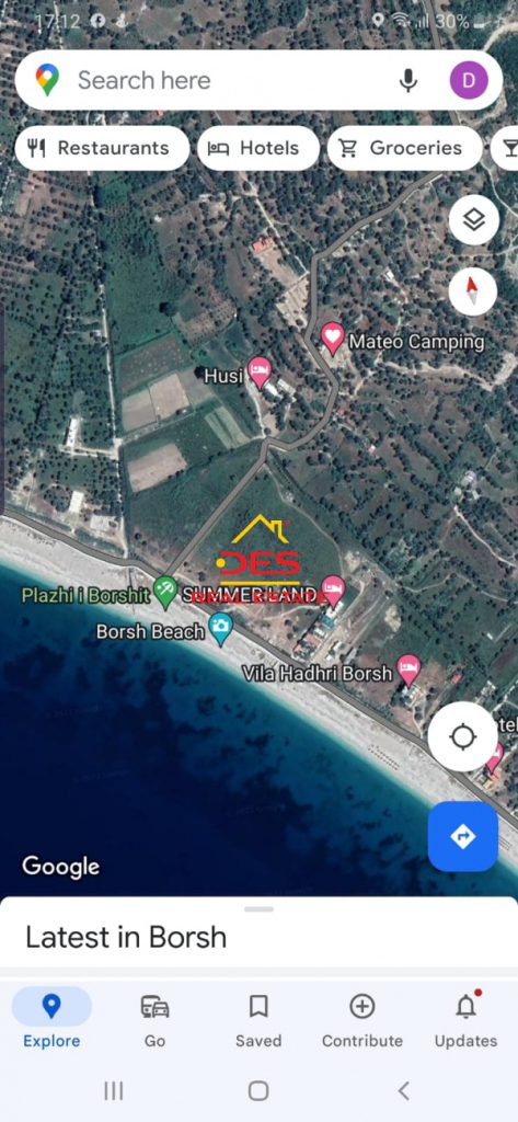 Bild 1 – Land zum Verkauf in Borsh, Saranda