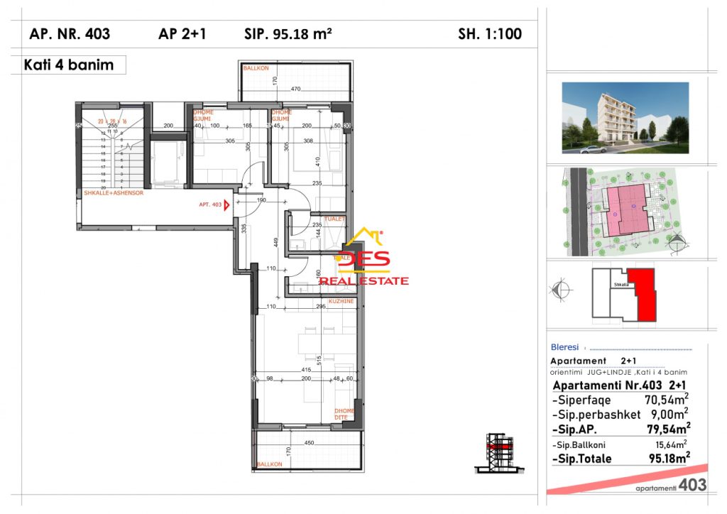 Bild 4 – ZU VERKAUFEN: 2+1 APARTMENT IN EINEM IM BAU BEFINDLICHEN KOMPLEX IN SARANDA