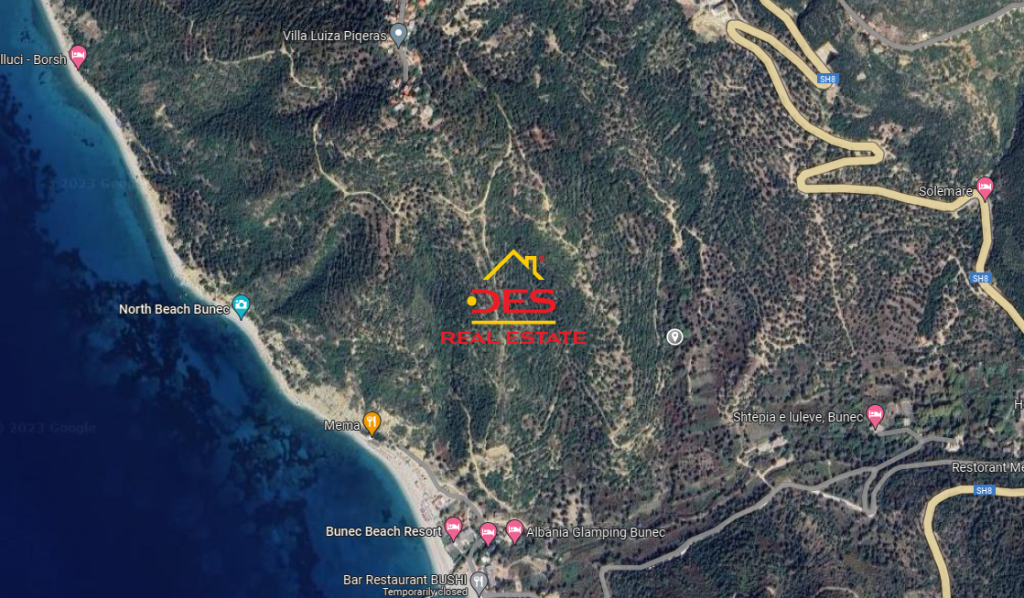 Bild 1 – Grundstück von 2000m² in Piqeras, Saranda, zum Verkauf