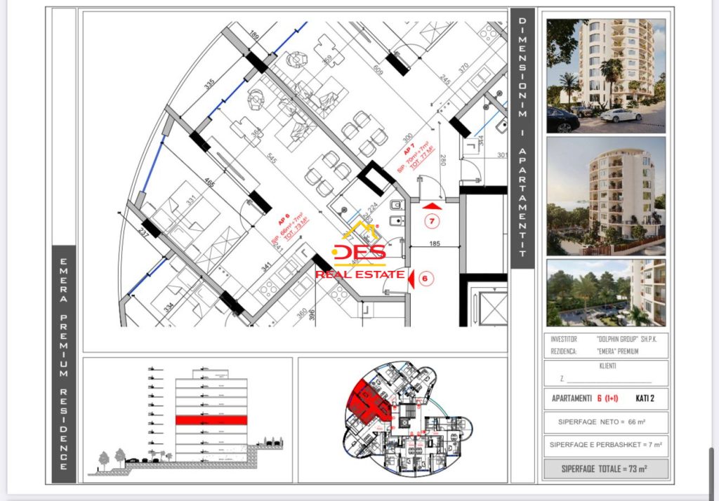 Bild 5 – Zum Verkauf stehen Apartments mit Garagen in der „Emera Premium Residence“, Lungomare