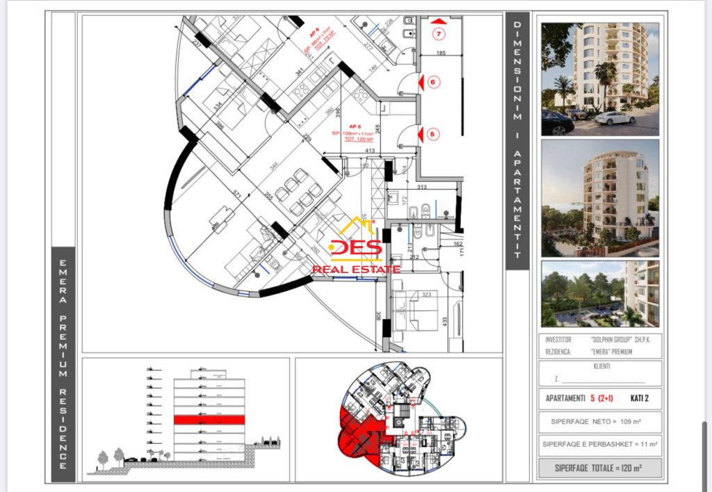 Bild 6 – Zum Verkauf stehen Apartments mit Garagen in der „Emera Premium Residence“, Lungomare