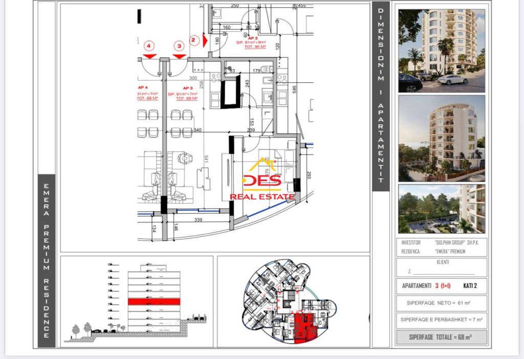 Bild 7 – Zum Verkauf stehen Apartments mit Garagen in der „Emera Premium Residence“, Lungomare